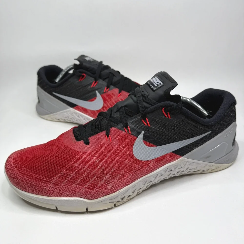 Nike Metcon 3 University Red Training Shoes Mens 12 852928-600
